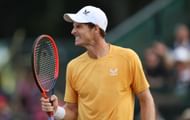 Andy Murray in action during the Nottingham Challenge